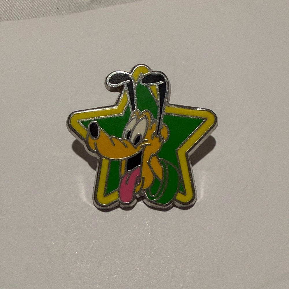Disney 2012 Pluto Pin with Green Star